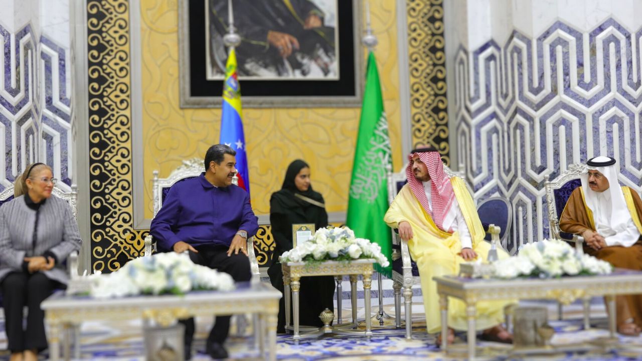 Venezuela's Maduro is in Saudi Arabia, according to state media