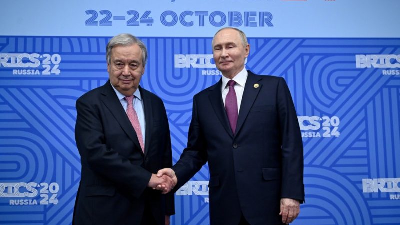UN Chief Meets Putin, Urges Peace in Gaza, Lebanon, Ukraine, and Sudan