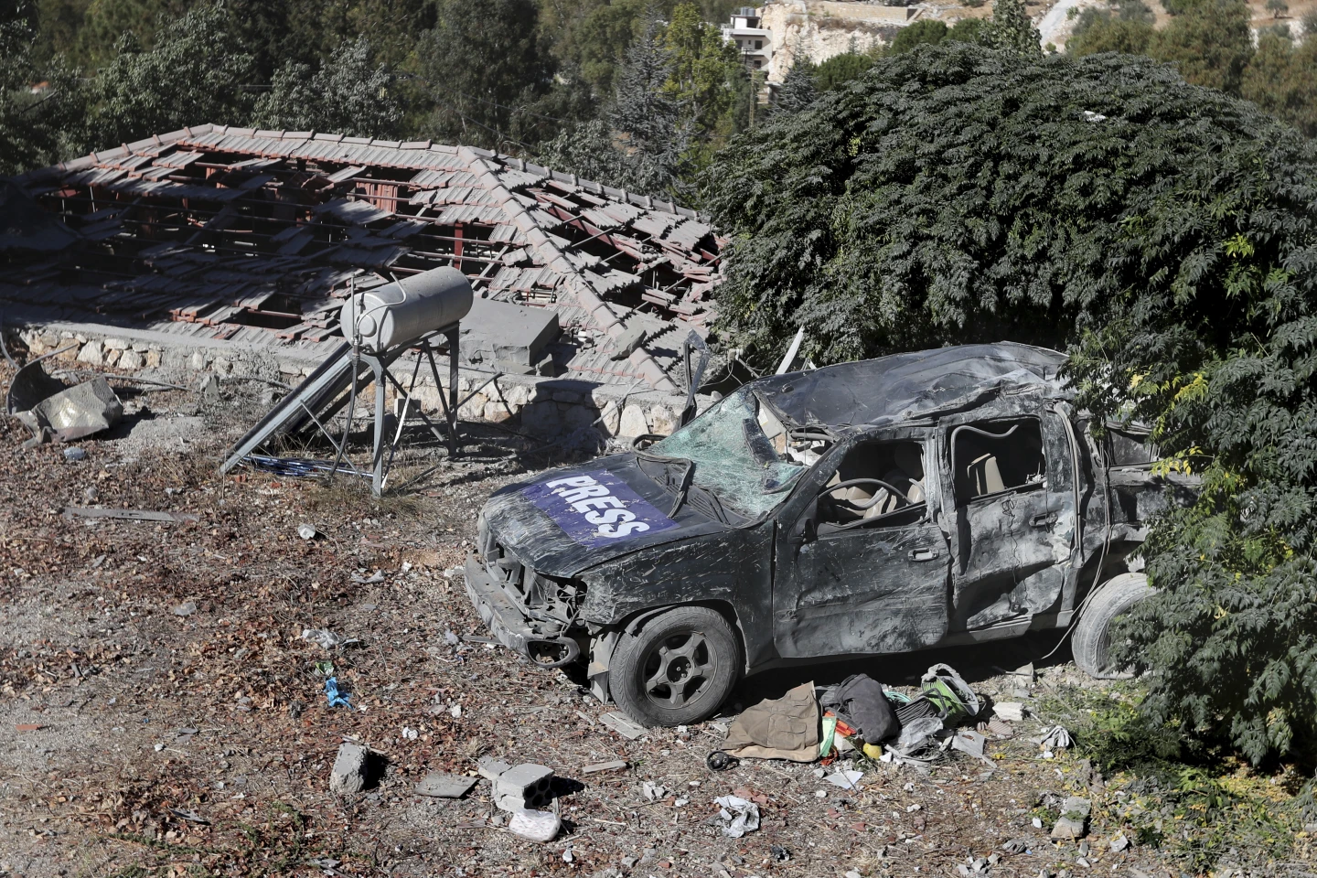 Israeli Strikes Kill 38 in Gaza’s Khan Younis and 3 Journalists in Southern Lebanon